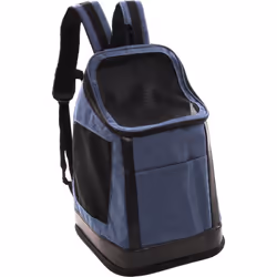 Sac à dos nestor bleu 35 x 30 x47 H pour chien max 7 kg Matériau : polyester avec rembourrage : mousse pour conserver la form ...