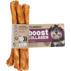 Flamingo - Friandises Boost Bâton avec poulet & Collagène 35 g pour chien