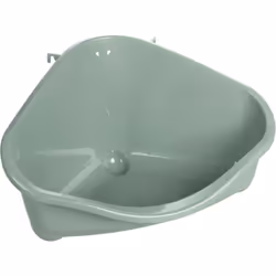 Toilette de coin Kapi pour rongeurs couleur aléatoire bleu ou gris dimension A 35.5 x B 20 x C 18.5 cm, voir dessin photo 4 M ...