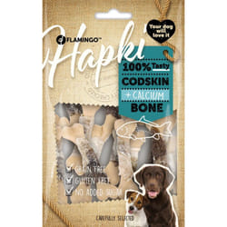 Flamingo - Friandises Os de calcium avec peau de poisson 85 g pour chien