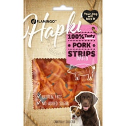 Friandises lanières de bacon 50 g pour chien Flamingo