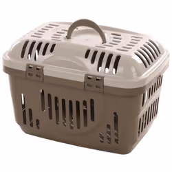 Cage de transport Darva taupe convient pour les rongeurs, les chats, les petit chiens poids maximum de l'animal 8 kg dimensio ...