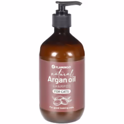 Shampoing Nature a l'huile d'argan 500 ml pour chat shampooing naturel à l'huile d'argan ! Adapté à tous les types de pelage  ...