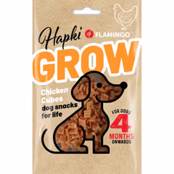 Friandises Hapki Grow Petits blocs avec poulet 85 g pour chiot a partir de 4 mois Spécialement pour les chiens à partir de 4  ...