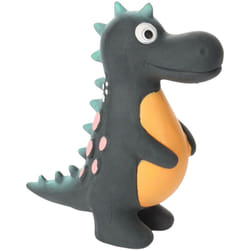 Flamingo - Jouet Dinosaure noir Puga en latex Hauteur 12 cm pour chien