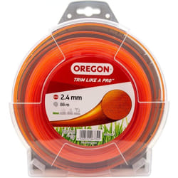 Oregon - Fil débroussailleuse Rond Nylon Orange ø2.4mm/88m 69-364-OR