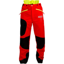 Oregon - Pantalon anti-coupures Waipoua Rouge/Noir/Jaune s