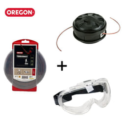 Oregon - Pack Fil Débroussailleuse terramax ø3mm, 44m + Tête Lightnin Load -130 mm + Masque de Sécurité