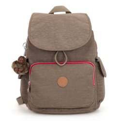 Sac à dos - Kipling - City Pack B - Beige - 100% polyamide - 37cm x 27cm x 17cm