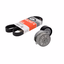 Jeu de courroies trapézoïdales à nervures GATES K166PK1043