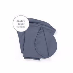 doomoo Housse de Coussin Grossesse et Allaitement Buddy Jersey Blue