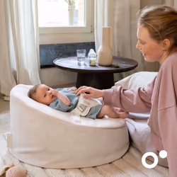 Doomoo DSG01 Siège pour enfant Transat/pouf pour bébé/enfants Siège en cuir rembourré Beige - Vue supplémentaire 4