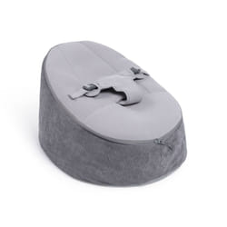 Doomoo DSG03 Siège pour enfant Transat/pouf pour bébé/enfants Siège en cuir rembourré Gris