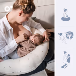 Doomoo DTIO02 oreiller d'allaitement Crème - Vue supplémentaire 4