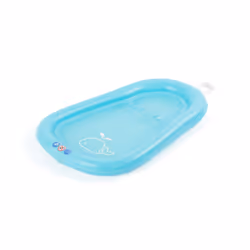 Doomoo Inflatable Bath Mattress, Lavable, Imperméable, Bleu