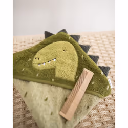 TRIXIE Mr. Dino serviette pour bébé Vert Coton 1 pièce(s) - Vue supplémentaire 4