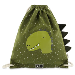 TRIXIE Mr. Dino sac à dos Sac à cordon Vert Coton, Viscose