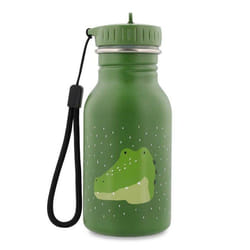 Gourde enfant - TRIXIE - Mr Alligator - 350 ml - Acier inoxydable - Légère bec facile et boucle transport