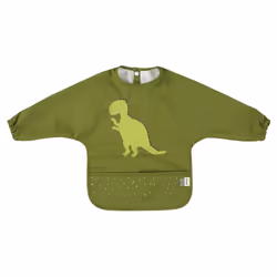 TRIXIE Mr. Dino, Bavoir à manches, Vert, Mâle, Enfant, 6 mois, Image