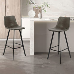 Tabouret De Bar Ozan Pu Gris