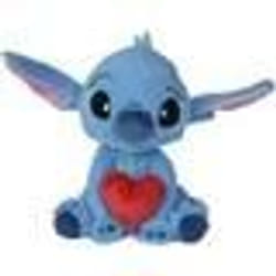 Peluche - Disney - Stitch Coeur - 25 cm - Douce - Détail brodé - Mixte