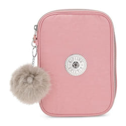 Trousse à crayons - KIPLING - Back To School 100 Pens Pencase L - Rose - 22x16x5 cm - Zippée