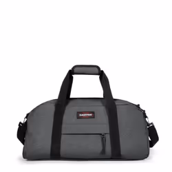 Eastpak Stand More Black Denim, Unisexe, Sac bandoulière, Noir, Fermeture à glissière, Poche frontale, Poche latérale, Gris