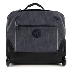 kipling Valise bleu pour femme et homme - Back To School Giorno Large Wheeled Backpack Marine Navy 96905