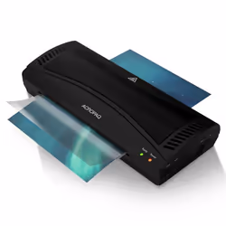 ACROPAQ Plastifieuse A4 A5 A6 etc- Machine à plastifier à chaud et à froid- V 250 mm/min- Arrêt Automatique- Anti bourrage
