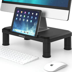 Support écran - ACROPAQ - AR322 - 3 hauteurs réglables - Support smartphone/tablette - Noir