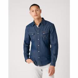 Chemise Wrangler Western Stone