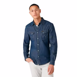 Chemise Wrangler Western Stone