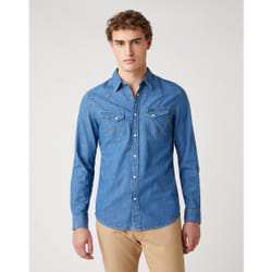 Chemise Wrangler Western Stone