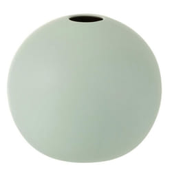 Vase Design Boule Céramique 18cm Vert Pastel