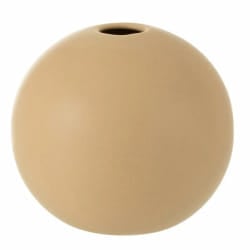 Paris Prix Vase Boule - Céramique Beige 18 cm