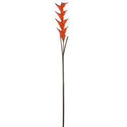 Fleur Artificielle Heliconia 141cm Orange