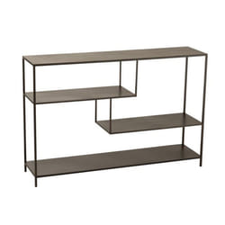 J-Line Etagere Basse Niveaux Irreguliers Metal Noir