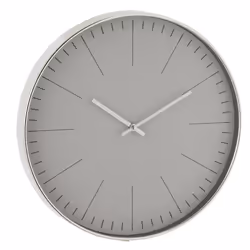 Horloge Murale Design Silvester 40cm Argent