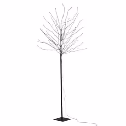 Plante Artificielle Déco Led arbre Nu 180cm Noir