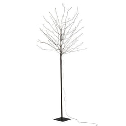 Plante Artificielle Déco Led arbre Nu 180cm Noir