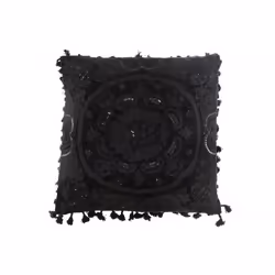 COUSSIN MAROCAIN COTON NOIR