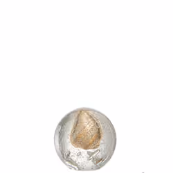 J-Line presse-papier Bulle - verre - or - medium