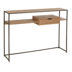Console 1 Tiroir Design Giuseppe 120cm Naturel