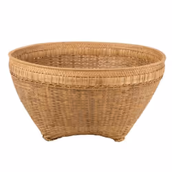 Cache-Pot Rond en Rotin Extra 82cm Naturel