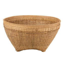 Cache-Pot Rond en Rotin Extra 82cm Naturel