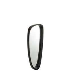 Miroir - J-LINE - Modèle Gilles - Noir - Rectangulaire - Intérieur