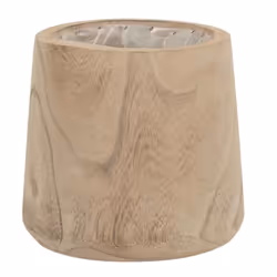 Cache-Pot en Bois Wave 21cm Naturel