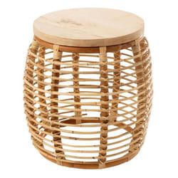 Table dAppoint en Rotin Ana 45cm Naturel