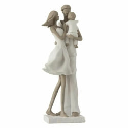 Paris Prix Statuette Couple Enfant - Blanc