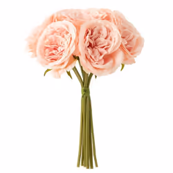 Bouquet de Fleurs Artificielles Rose 25cm Rose